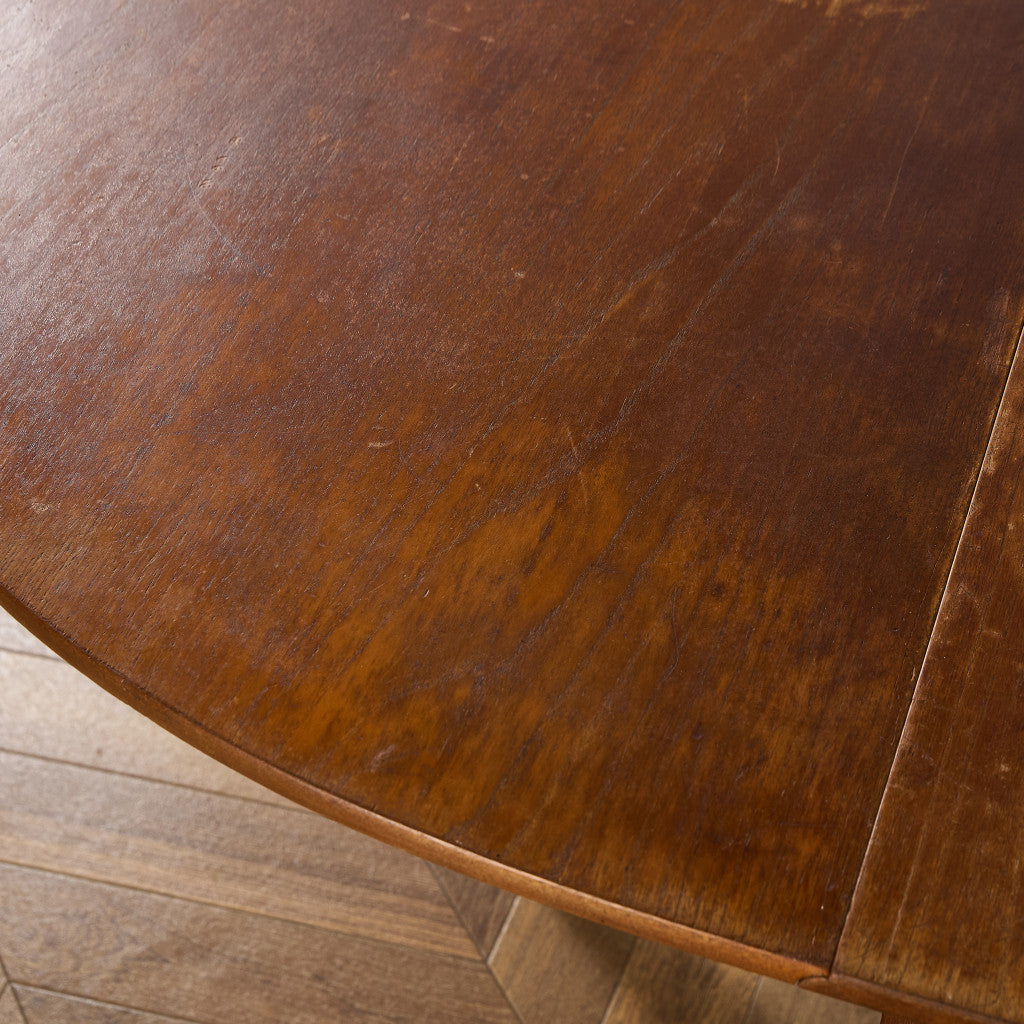 イギリス ヴィンテージ ドロップリーフ ゲートレッグテーブル