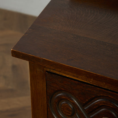 英国 クラシック 引き出し付き サイドテーブル #90096