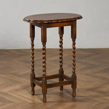 英国 クラシック バーリーシュガーツイスト サイドテーブル