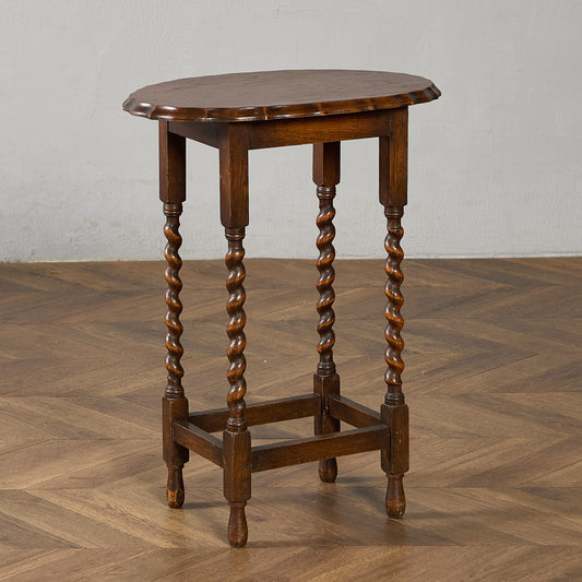 英国 クラシック バーリーシュガーツイスト サイドテーブル