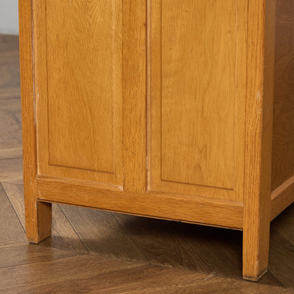 英国 クラシック オーク材 ブランケットボックス