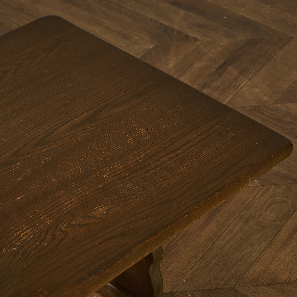 英国 クラシック オーク材 センターテーブル サイドテーブル