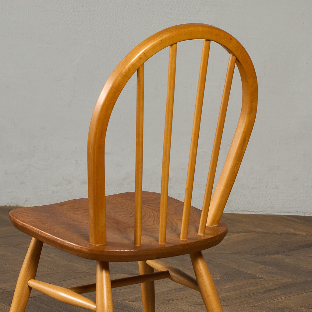 アーコール ERCOL ヴィンテージ 4本 スポーク フープバックチェア ラウンドゴールドラベル #89772