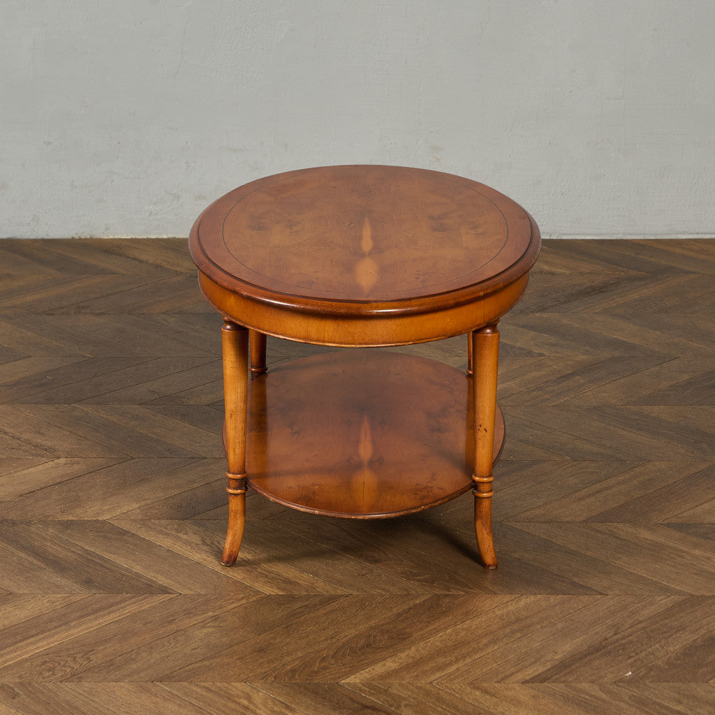 英国 クラシック オーバル センターテーブル コーヒーテーブル #90167