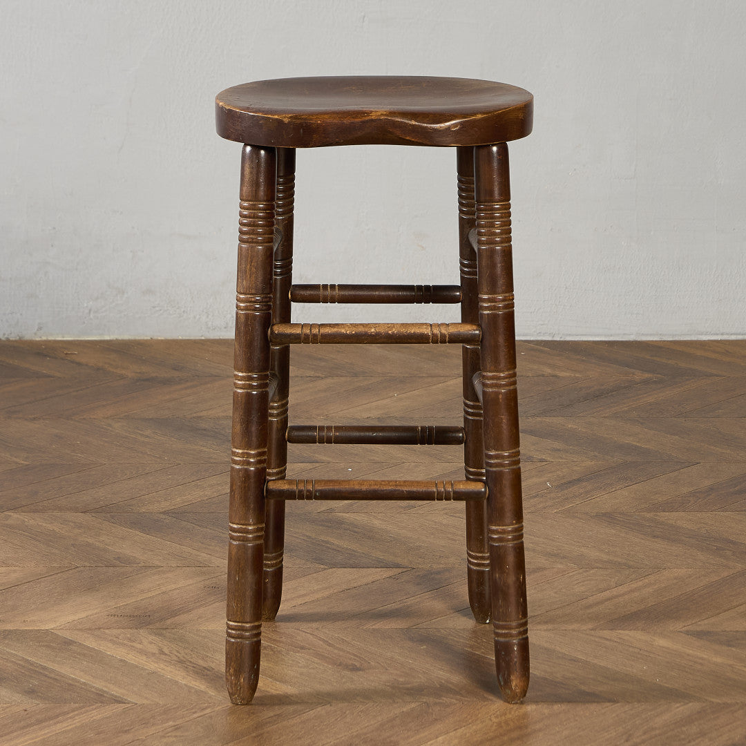 イギリス ヴィンテージ ハイ スツール