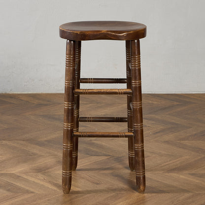 イギリス ヴィンテージ ハイ スツール