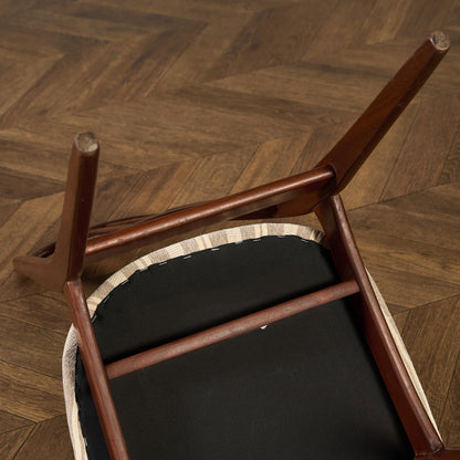 ヴィンテージ スラットバックチェア 座面張替え済み