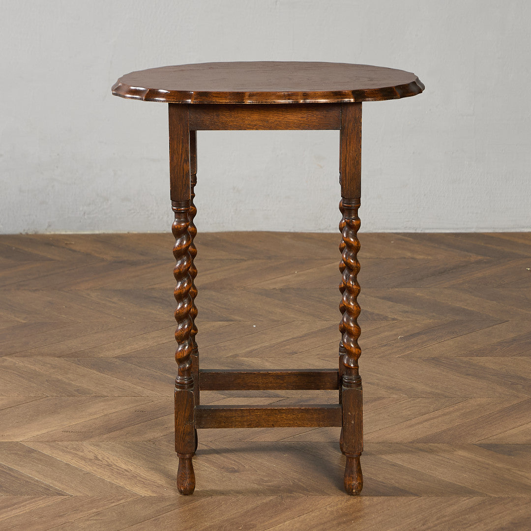 英国 クラシック バーリーシュガーツイスト サイドテーブル