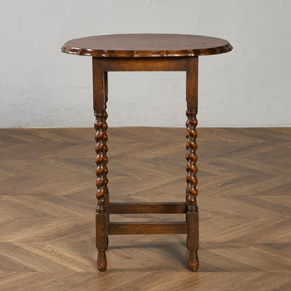 英国 クラシック バーリーシュガーツイスト サイドテーブル