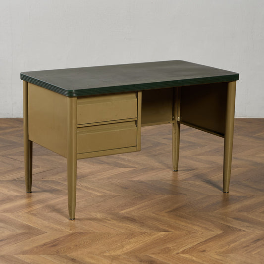ベルギー ヴィンテージ 片袖 デスク