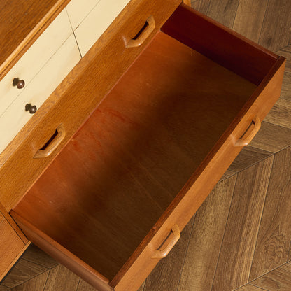 Chinese white ドロワー チェスト (B897)