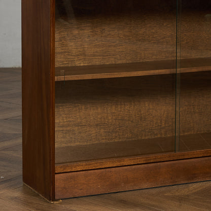 ヴィンテージ ガラスキャビネット 本棚