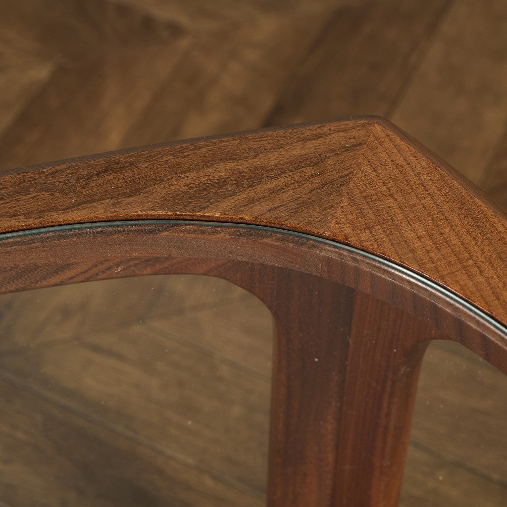 ヴィンテージ スクエア ガラス センターテーブル