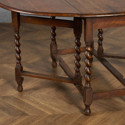 英国 クラシック ドロップリーフ ゲートレッグテーブル #91795