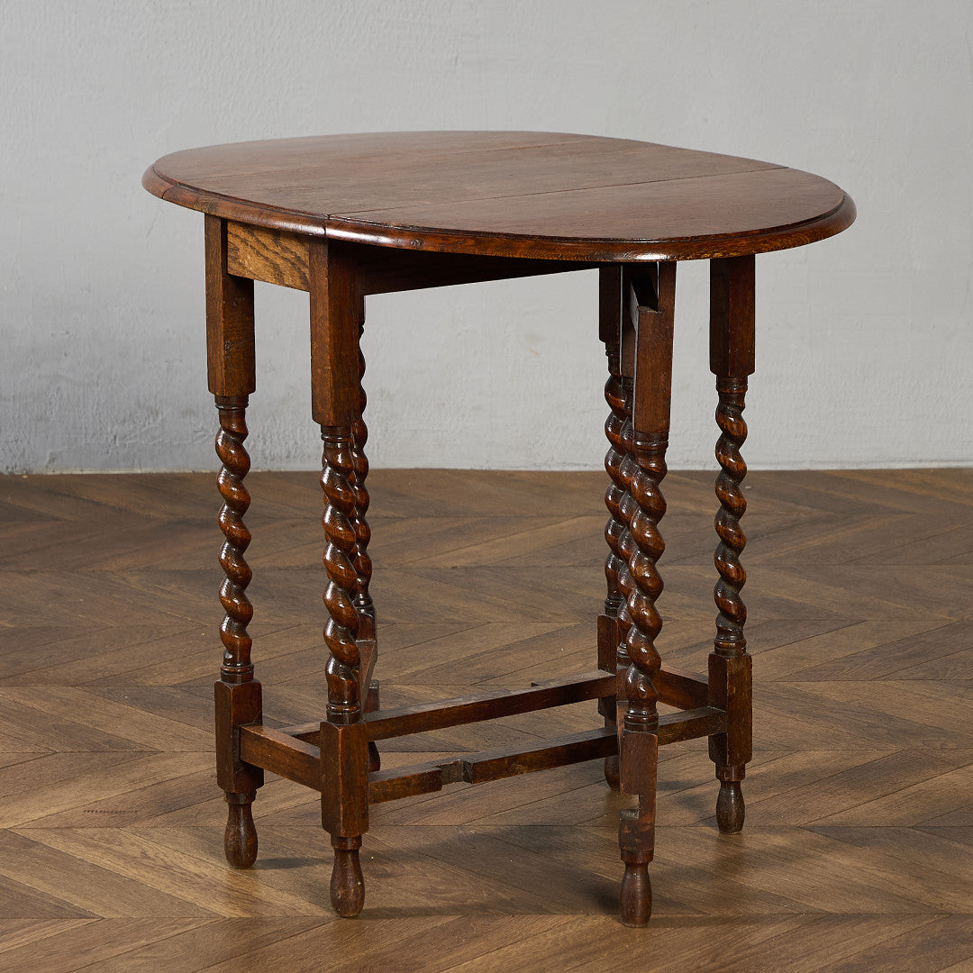 英国 クラシック ドロップリーフ ゲートレッグテーブル