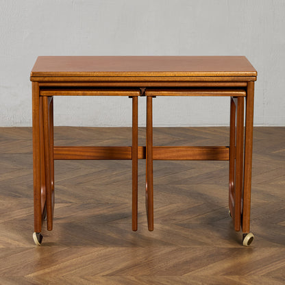 ヴィンテージ 拡張 天板付き ネストコーヒーテーブル