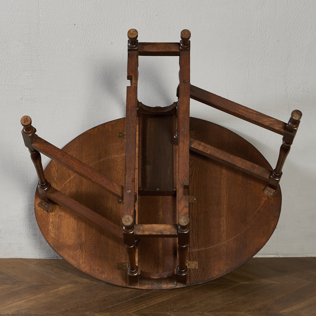 英国 クラシック ドロップリーフ ゲートレッグテーブル