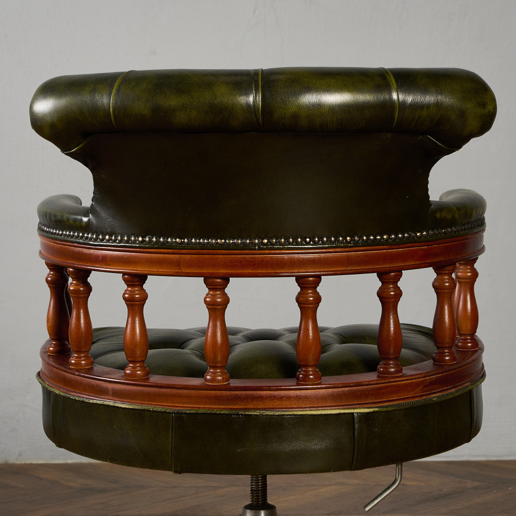 チェスターフィールド キャスターチェア オフィスチェア