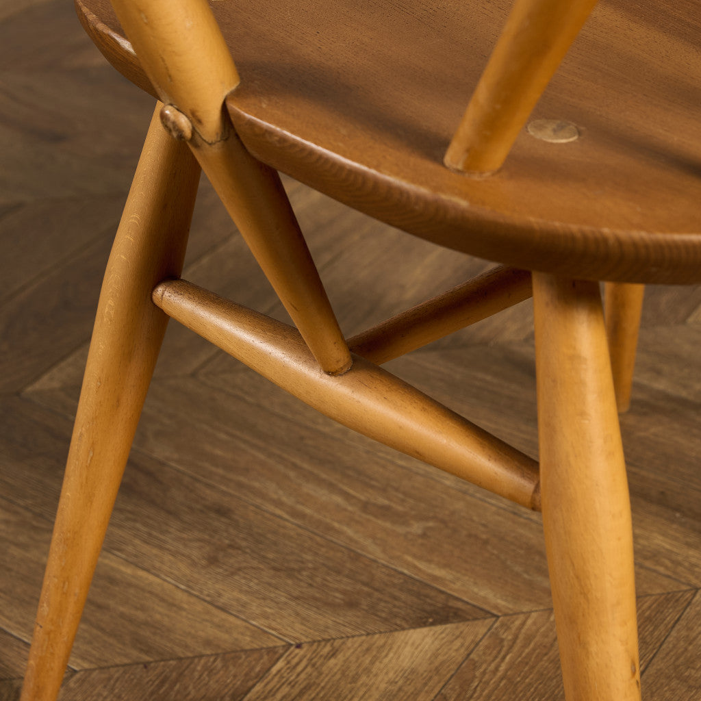 アーコール ERCOL ヴィンテージ クエーカー アームチェア ブルーラベル #89762