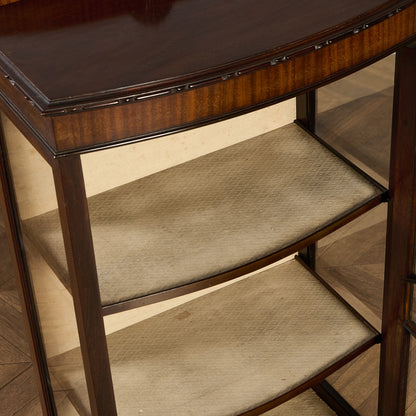 英国 クラシック ディスプレイ ガラス キャビネット #97302