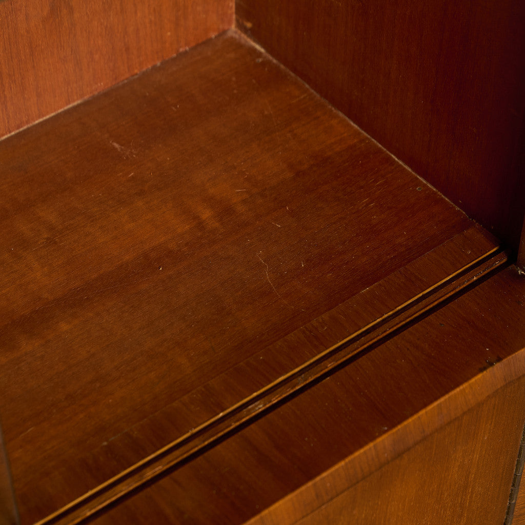 ヴィンテージ ガラス キャビネット ブックケース