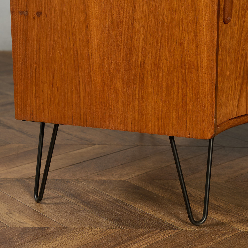 Fresco コーナーキャビネット 3点セット カスタム アイアン ヘアピンレッグ