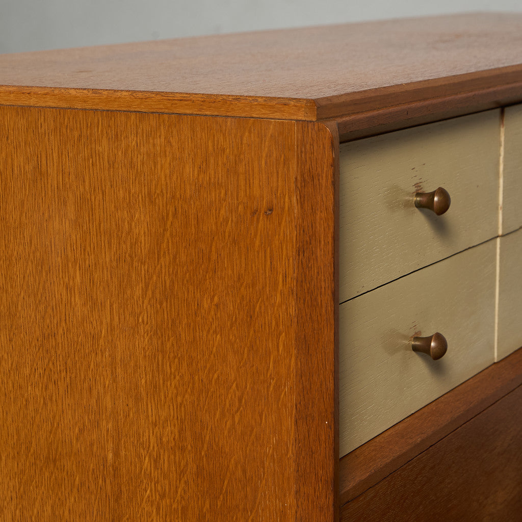 Chinese white ドロワー チェスト (B897)