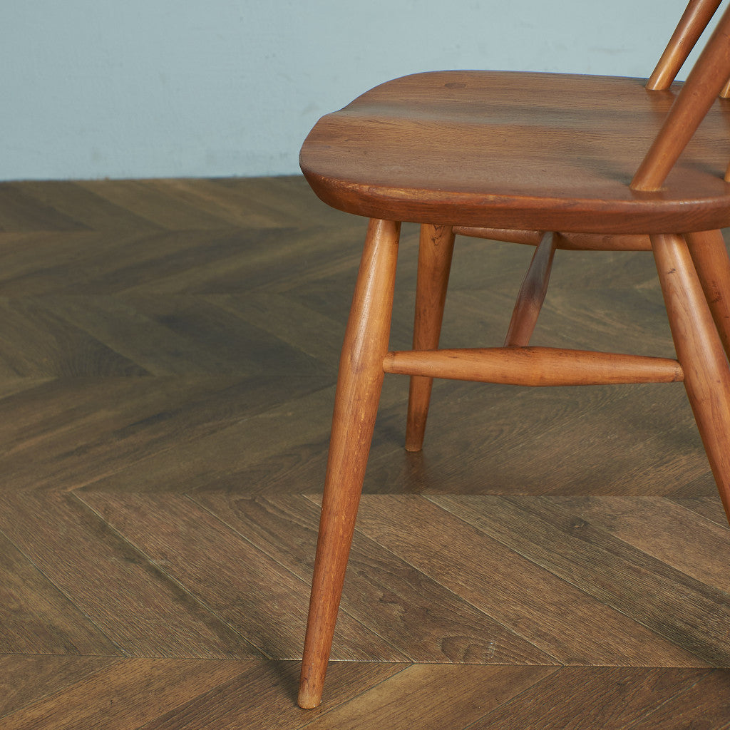 ERCOL(アーコール) / フープバックチェア (304) アーコール（ERCOL）フープバックチェア6本バー4脚セット【無垢