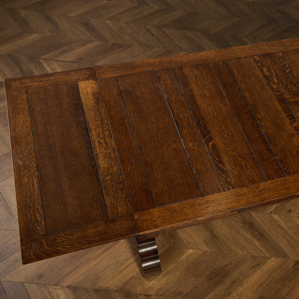 英国 クラシック ドローリーフ ロング ダイニングテーブル