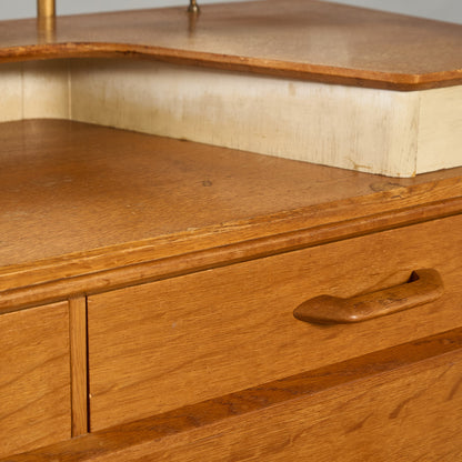 Chinese white ヴィンテージ ドレッシングチェスト ドレッサー 初期ゴールドラベル