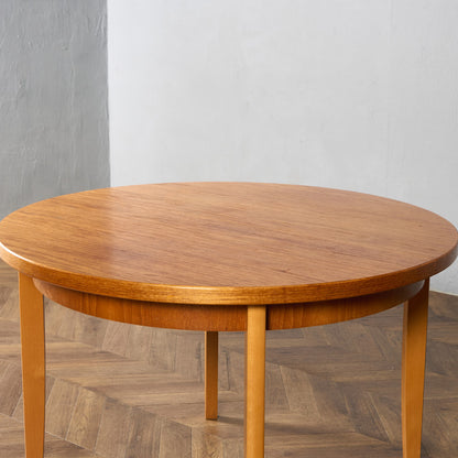 旧東ドイツ ヴィンテージ ラウンド ダイニングテーブル #95593