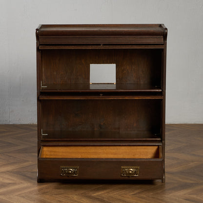 英国 アンティーク スタッキングブックケース 食器棚