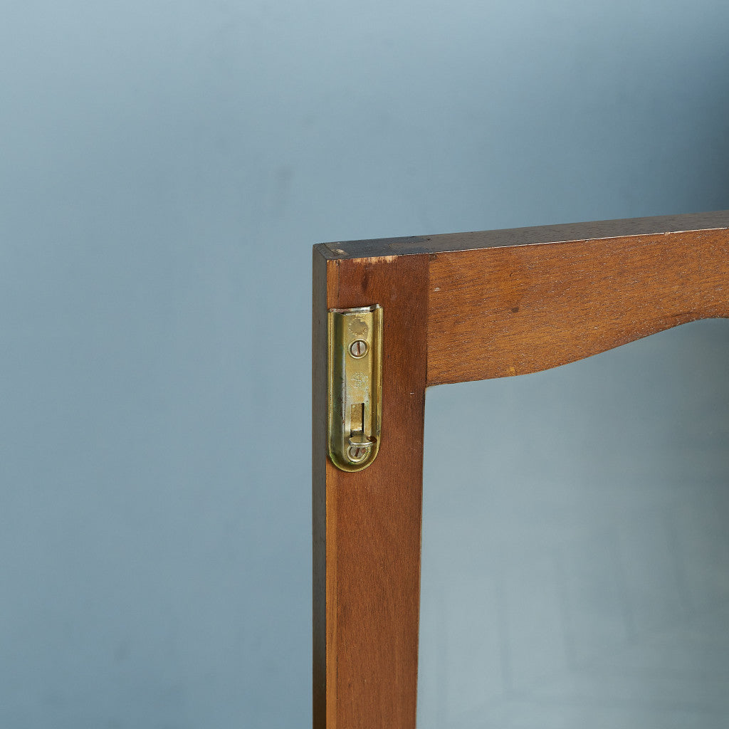 英国クラシック ウォールナット材 ブックケース / 食器棚