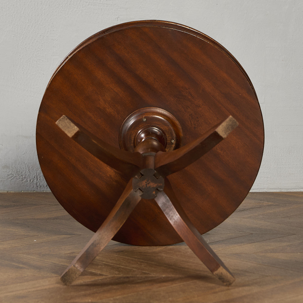 英国 クラシック リージェンシー 様式 ドラムテーブル