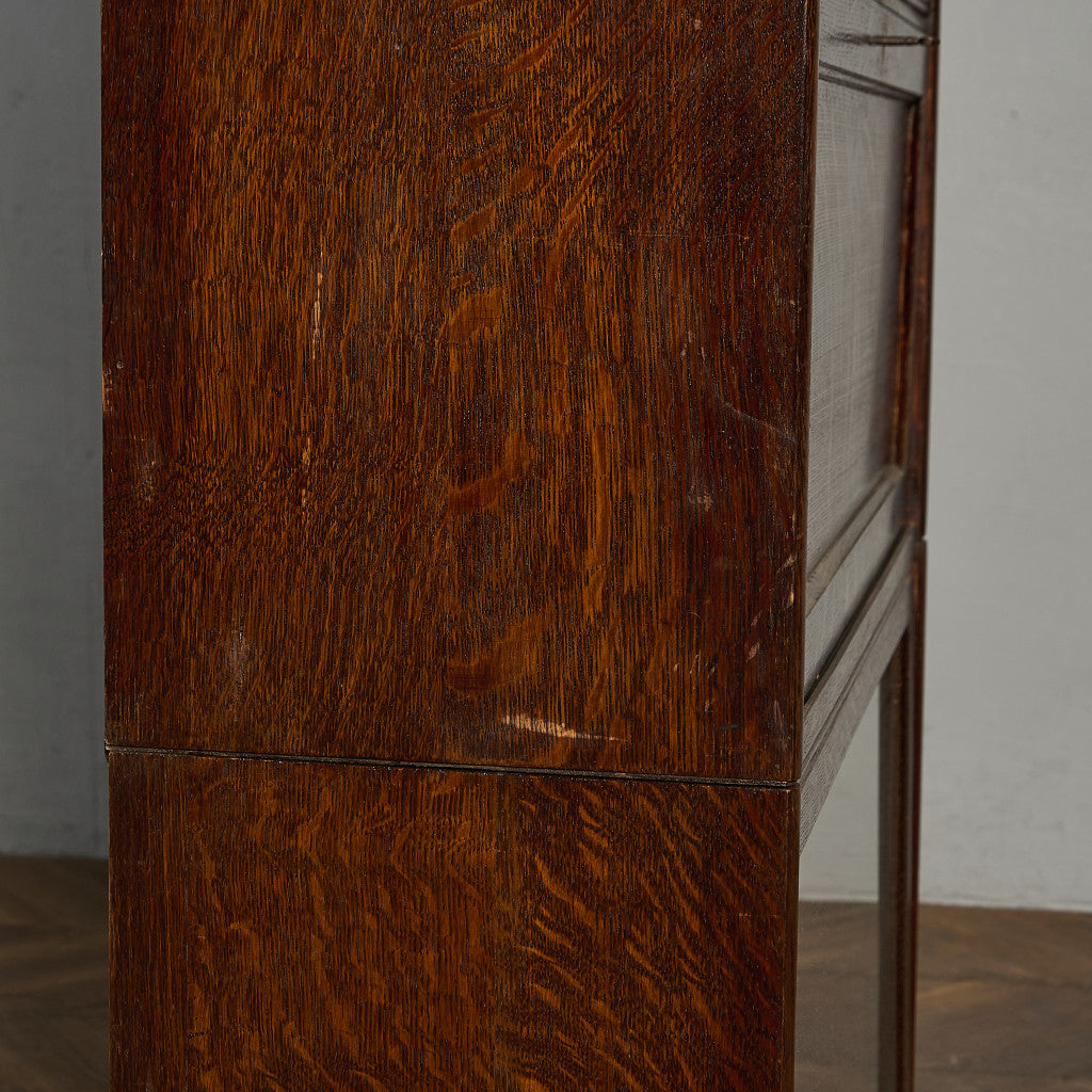 英国 クラシック スタッキング ビューロー ブックケース