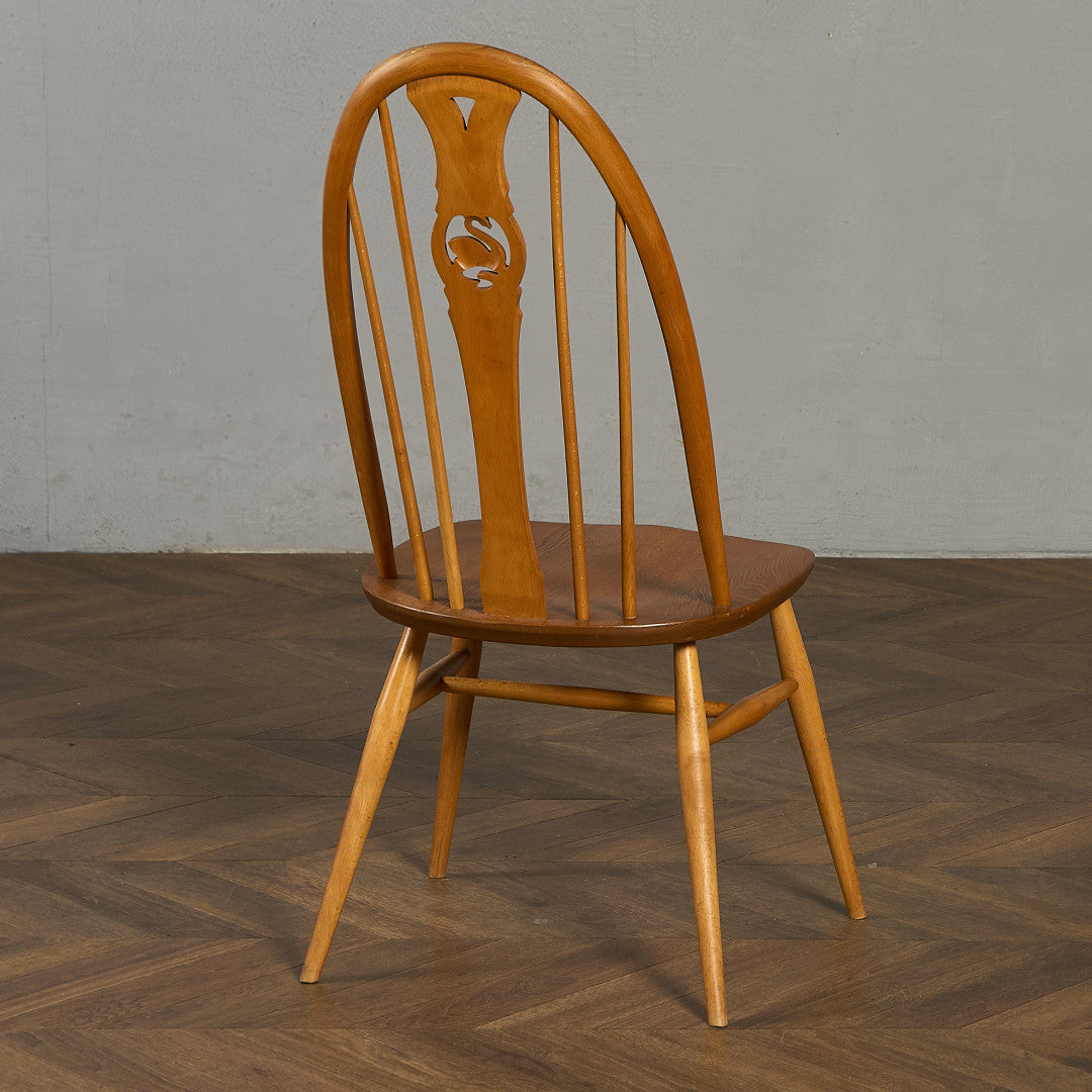 アーコール ERCOL スワンバックチェア ラウンドゴールドラベル #97078