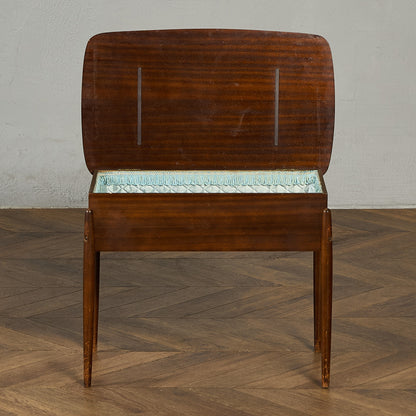 英国 ヴィンテージ ソーイングボックス サイドテーブル