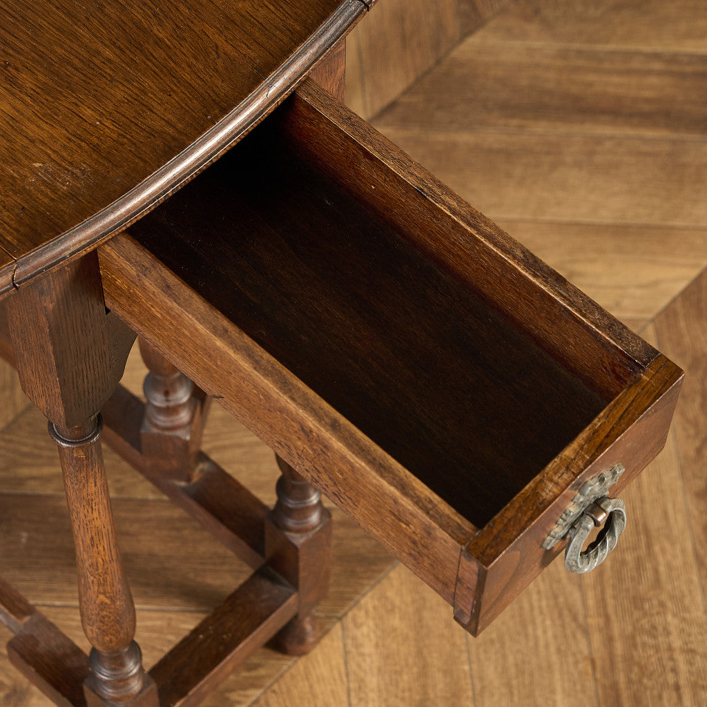 英国 クラシック ドロップリーフ ゲートレッグテーブル