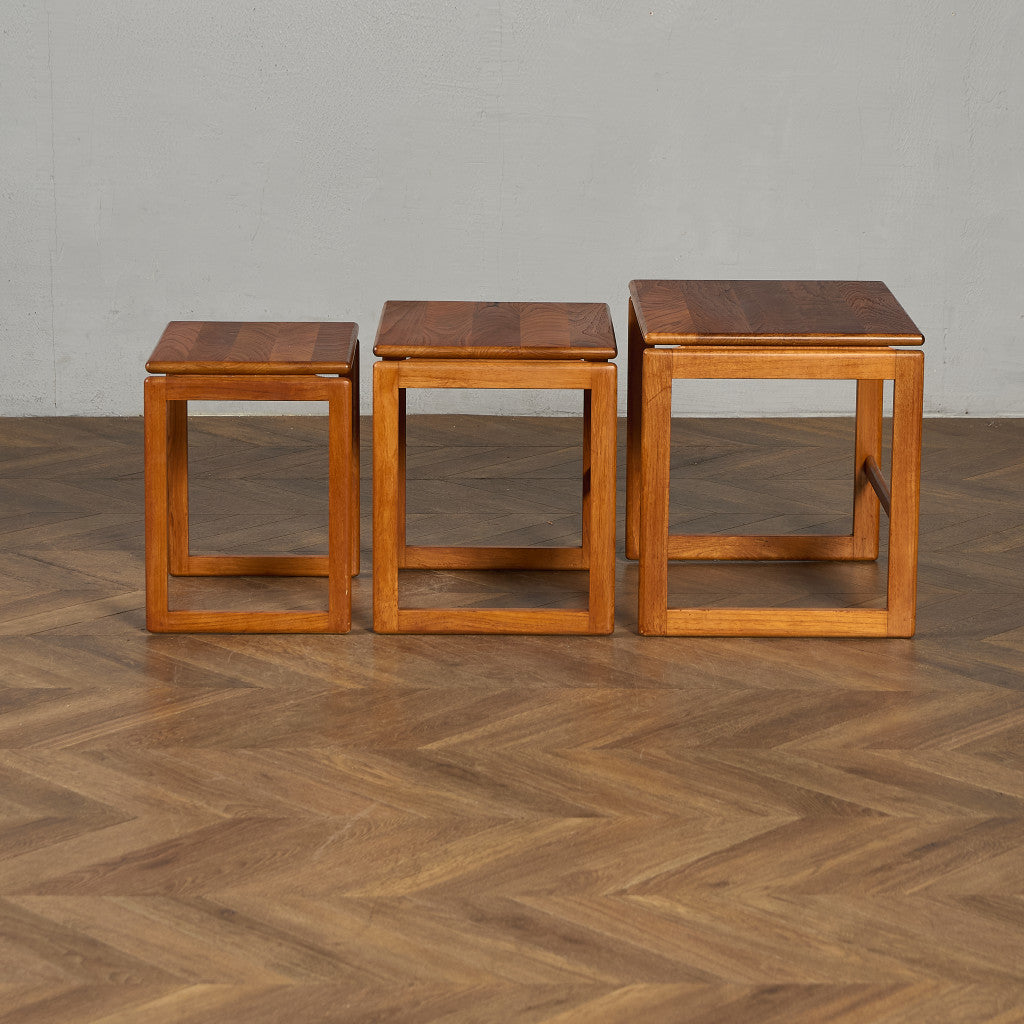 デンマーク ヴィンテージ ネストテーブル サイドテーブル #96773