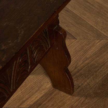 英国 クラシック 収納付 サイドテーブル