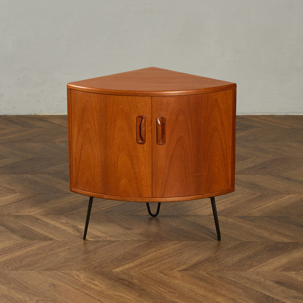 Fresco コーナーキャビネット 3点セット カスタム アイアン ヘアピンレッグ