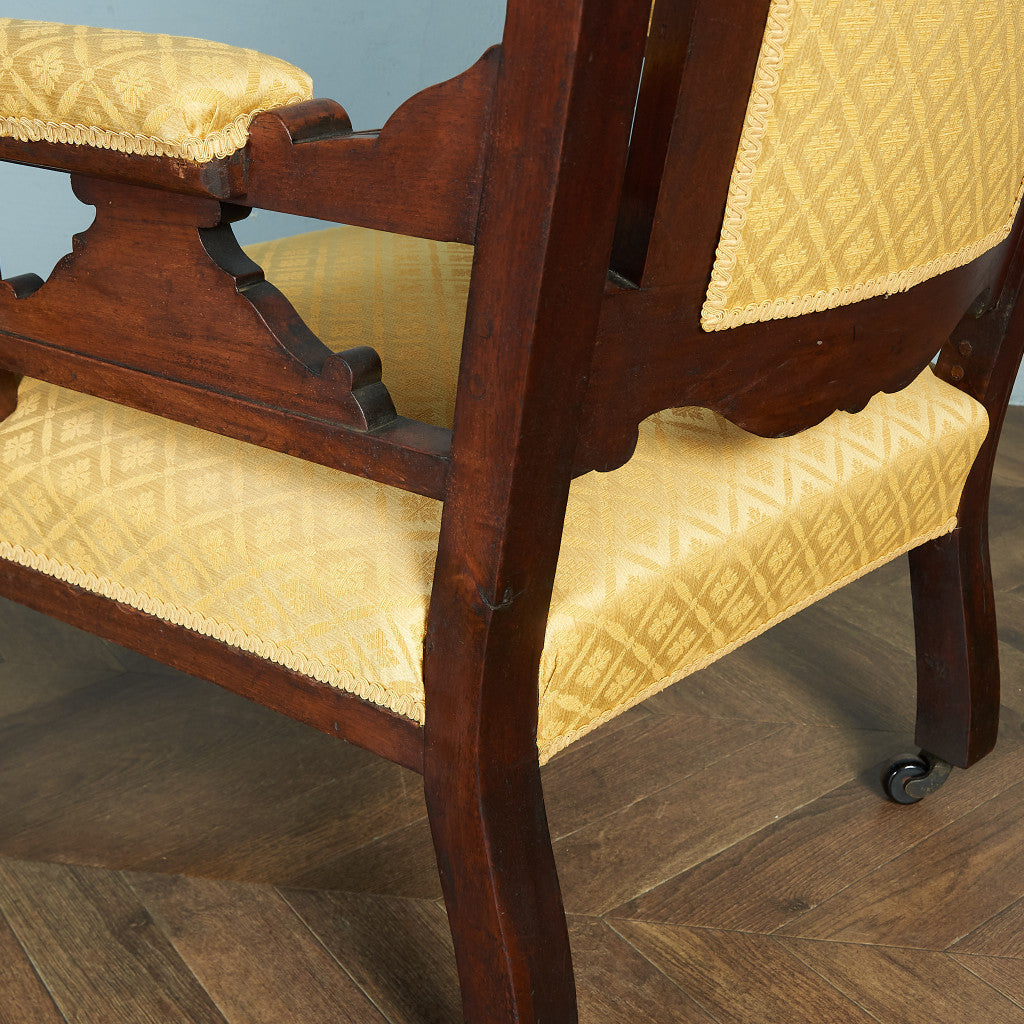 英国クラシック エドワーディアン様式 ナーシングチェア