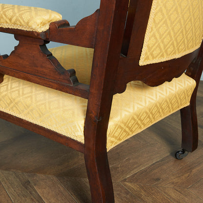 英国クラシック エドワーディアン様式 ナーシングチェア