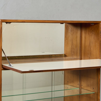 ヴィンテージ ガラスキャビネット