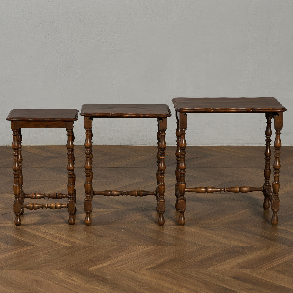 英国 クラシック オーク ネストテーブル