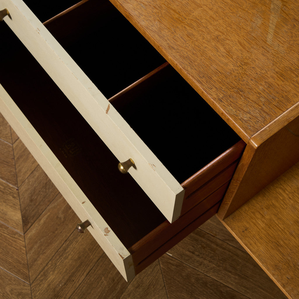 Chinese white ヴィンテージ ドレッシングチェスト 初期ゴールドラベル