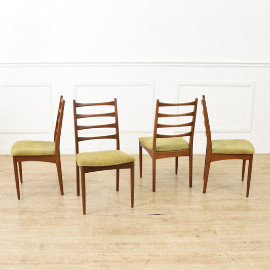 北欧スタイル ヴィンテージ ラダーバックチェア 4脚セット