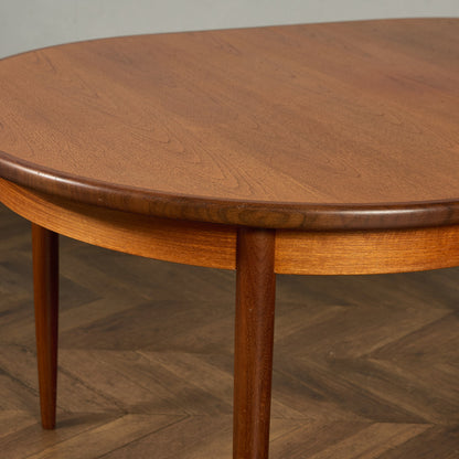 ヴィンテージ エクステンション オーバルダイニングテーブル