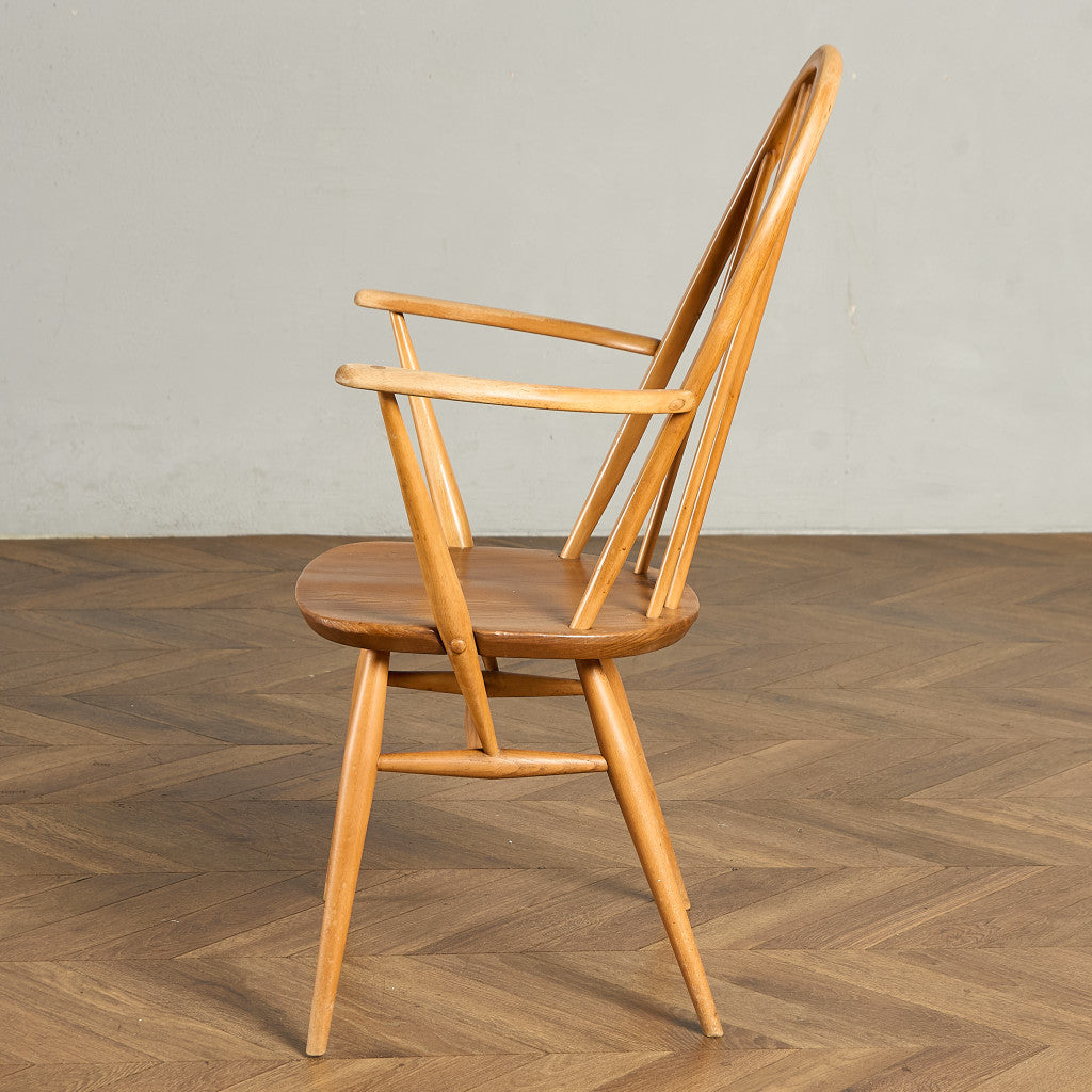 アーコール ERCOL ヴィンテージ クエーカー アームチェア ブルーラベル #94157