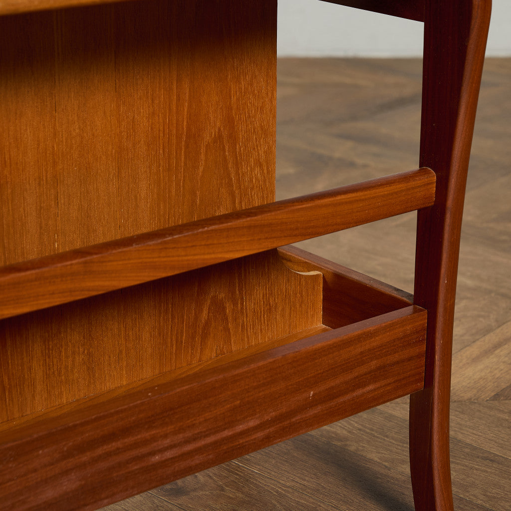 英国 ヴィンテージ マガジンラック サイドテーブル #91699